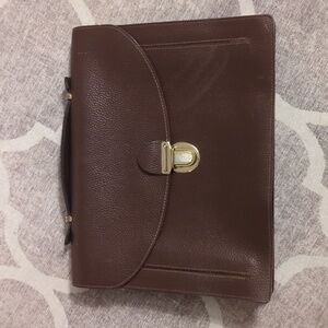Vintage Brown Leather Briefcase